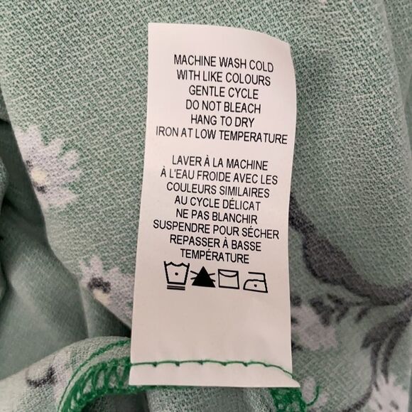 RICKI'S Floral Crepe A-Line Skirt Size Extra Small - Picture 6 of 8